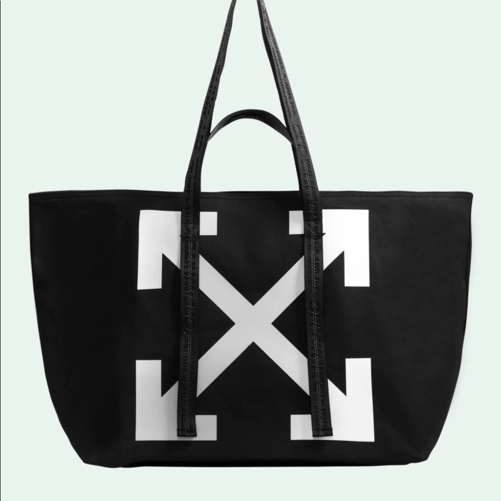 Off White Tote Bag